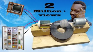 Wow Free Energy Generator | Free Energy Magnet Motor Generator | Science Project