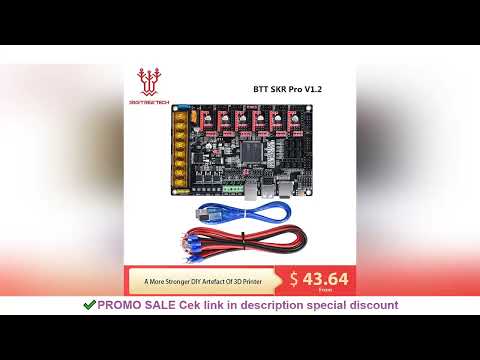 BIGTREETECH SKR PRO V1.2 32Bit Control Board 3D Printer Parts SKR V1.3 RAMPS 1.4 A4988 TMC2208 Uart