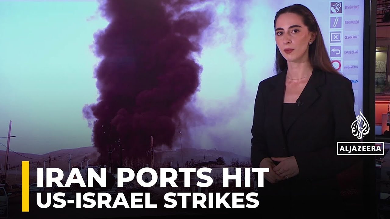 Satellite images reveal damage at Iranian ports after US and Israel strikes