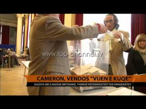 Cameron vendos "vijën e kuqe" - Top Channel Albania - News - Lajme
