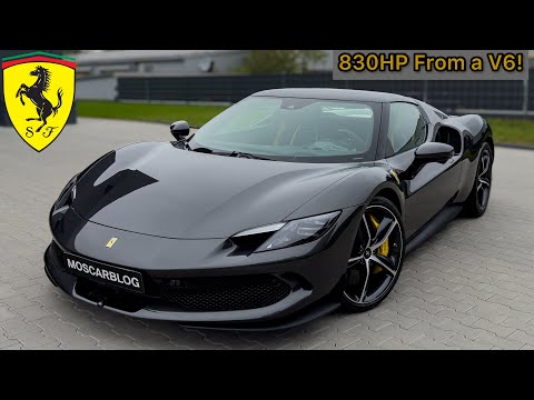 830 HP Ferrari 296 Review + Autobahn POV Drive!