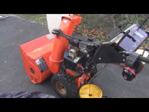 Ariens Snow Blower Maintenance 2017
