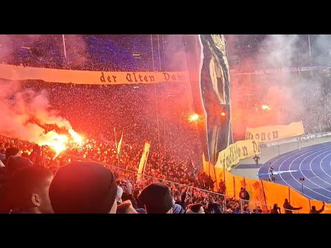 Pyro, Choreo und Ufta - Herthas Ostkurve feiert 6:1-Pokalparty gegen Kaiserslautern 