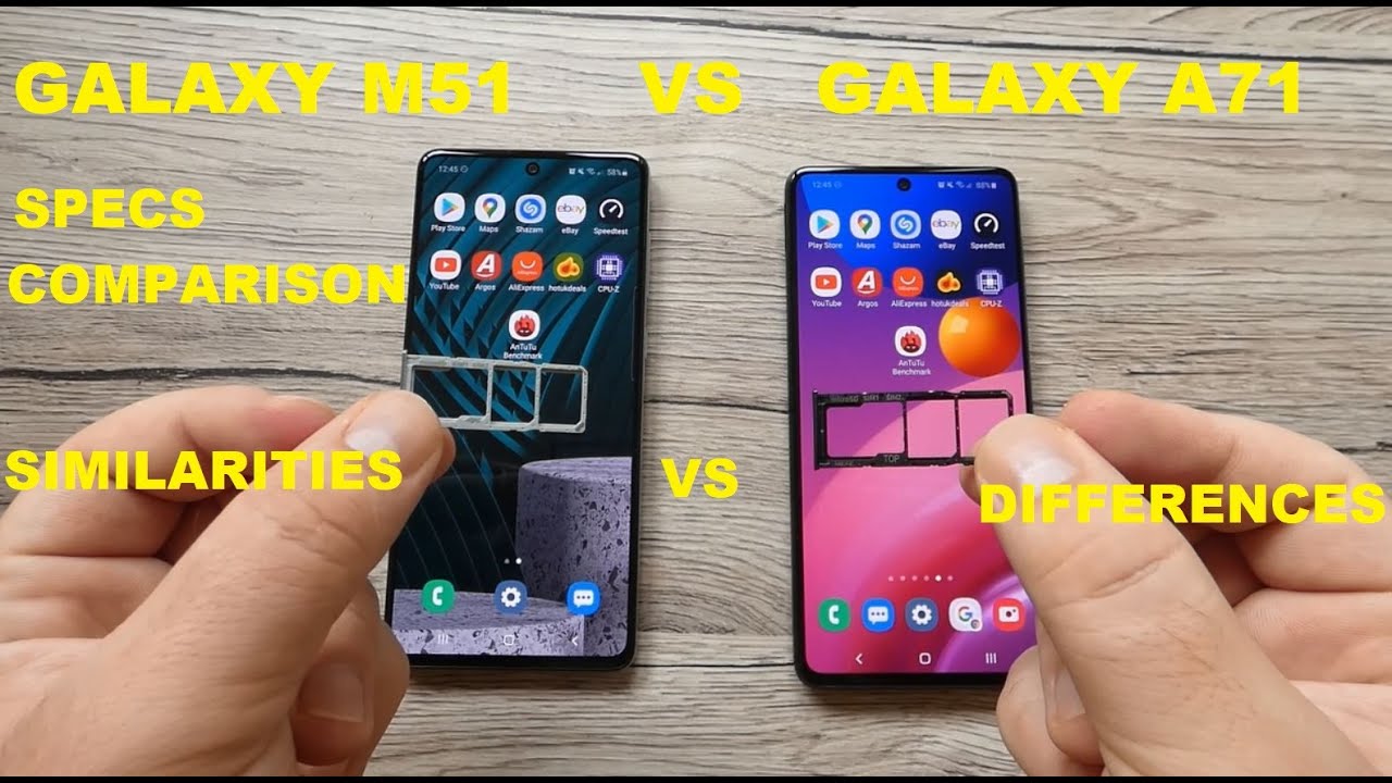 Galaxy M51 vs Galaxy A71 - Comparison!! Similarities & Differences! Which Would You Choose?