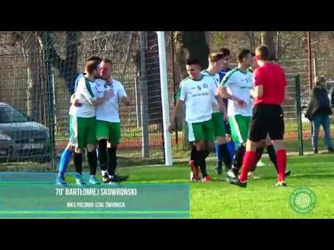 Bramki z meczu MKS POLONIA-STAL ŚWIDNICA - POGOŃ OLEŚNICA (07.04.2018)
