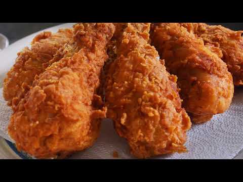 CRISPY FRIED CHICKEN DRUMSTICKS / KFC STYLE FRIED CHICKEN DRUMSTICKS