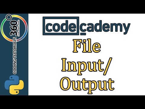 Learn Python With Codecademy File Inputoutput
