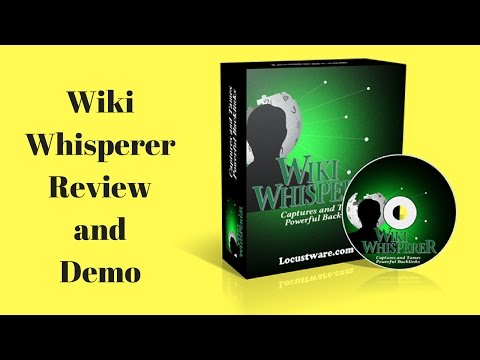 Wiki Whisperer Review And Demo