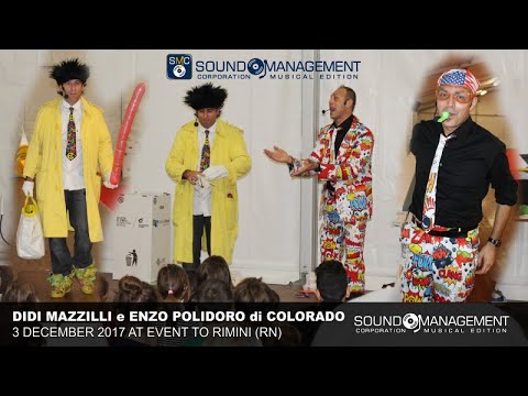 DIDI MAZZILLI e ENZO POLIDORO di COLORADO at Event to Rimini - 3 December 2017
