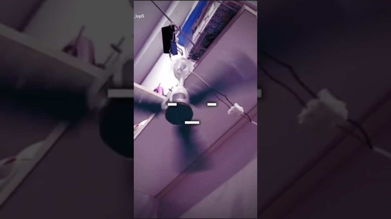 mini ceiling fan falling down #capcutedit