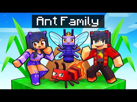 Having an ANT FAMILY in Minecraft!