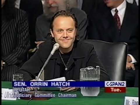 Lars Ulrich with Senate Judiciary Committee (incomplete) 60FPS