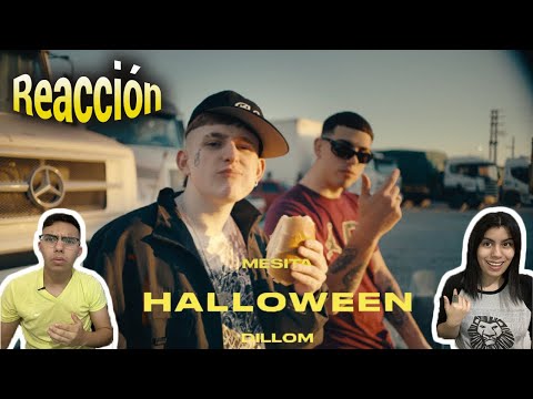 MEXICANOS REACCIONAN 🇲🇽🇦🇷🇺🇾II MESITA, DILLOM - HALLOWEEN (Video Oficial)