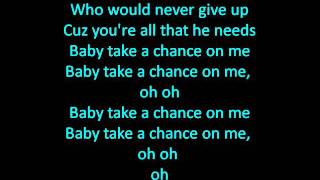 JLS - Take A Chance On Me Lyrics