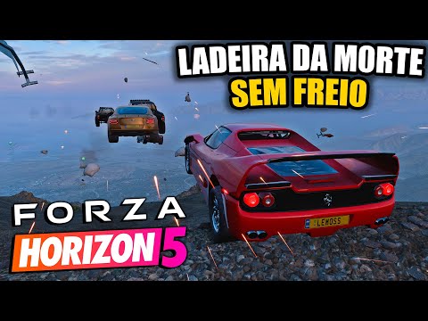 LADEIRA DA M0RTE SEM FREIO - FORZA HORIZON 5 GAMEPLAY ONLINE
