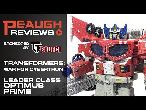 Video Review: Transformers: War for Cybertron SIEGE - Leader Class Galaxy Upgrade OPTIMUS PRIME