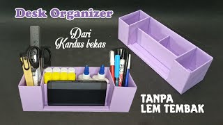 Desk Organizer Easy from Cardboard - Hiasan Meja dari Kardus - Kerajinan tangan dari barang bekas