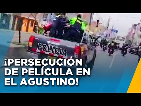 Intensa persecución en El Agustino: Los delincuentes no pudieron escapar