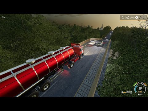 Thornton Farm * Episode 23 * Early Morning Feeding Cows & Sheep, Selling Slurry & Milk * FS 19