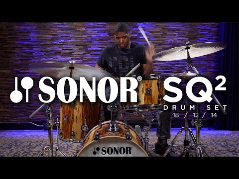 Sonor SQ2 Series Maple Drum Set 18/12/14 - African Marble Semi Gloss