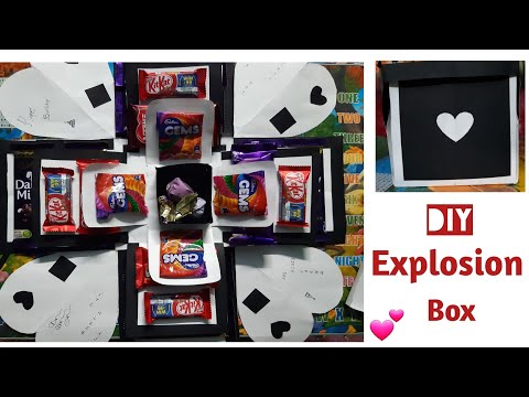 How to  make a chocolate explosion box| by Ipsita Bhowmick | DIY surprise gift