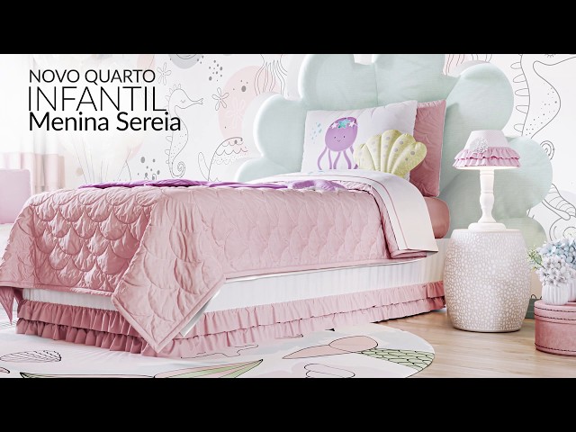 QUARTO INFANTIL MENINA SEREIA | GRÃO DE GENTE