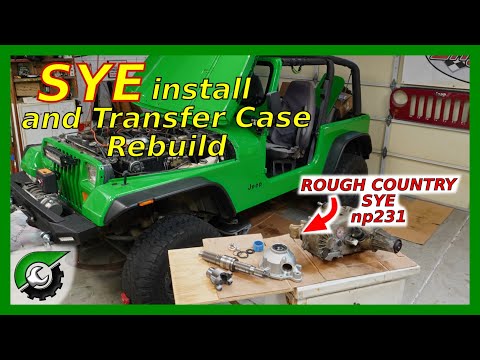 How to install SYE: Rough Country Slip Yoke Eliminator Kit np231 (Part 3)
