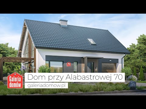 Projekt domu przy Alabastrowej 70 - GaleriaDomow.pl