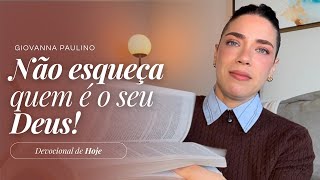É HORA DE CONFIAR NOVAMENTE | Devocional de Hoje | Giovanna Paulino