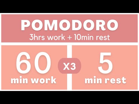 Pomodoro Technique 60/5 - Pomodoro Timer