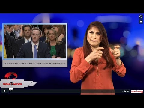 Zuckerberg testifies, takes responsibility for scandal (ASL - 4.10.18)