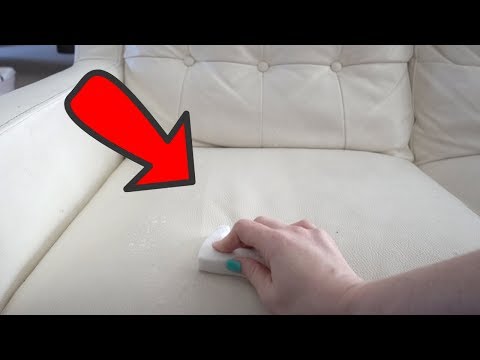 How to clean leather sofa