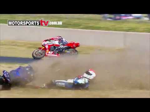2017 Australian Superbike Crashes
