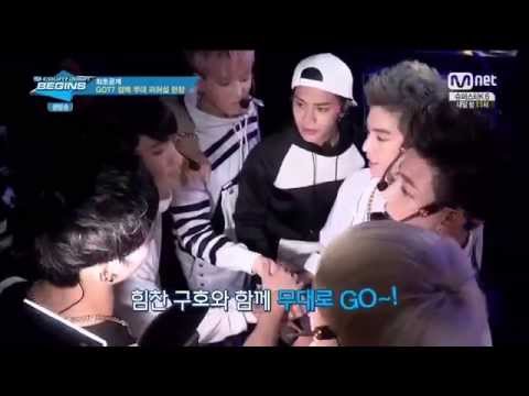 [ENG SUB] 141120 MCountdown Begins GOT7 Stage Rehearsal