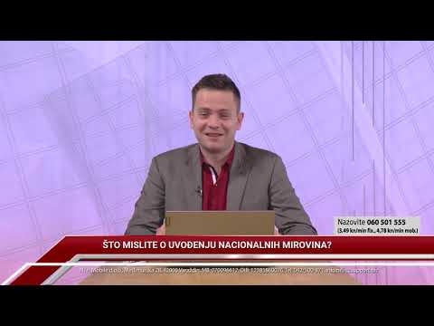 TV REPLIKA 16.12.2020. - ŠTO MISLTE O UVOĐENJU NACIONALNIH MIROVINA?