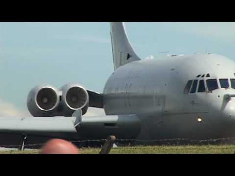 RAF VC10 Biggin Hill 2010 - Incredible takeoff & Display! Unique footage!