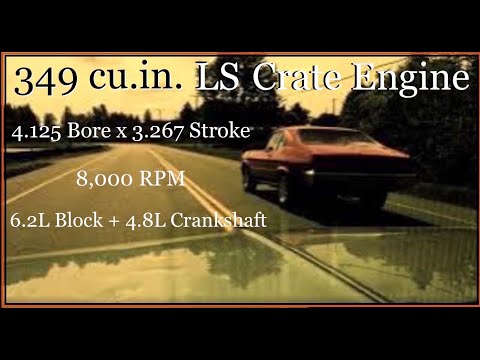 LS 6.2L Block + 4.2L Crankshaft I 4.125 Bore x 3.267 Stroke
