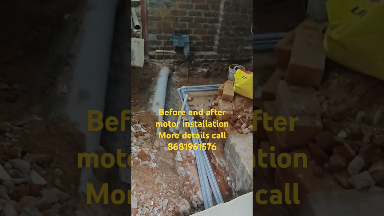 bore and metro motor fixing details call 8681961576 #plumbing #electrician #tamil #chennai #plumber