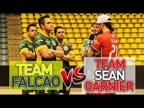 TEAM FALCAO vs SÉAN GARNIER ! CRAZY SKILLS AT REIS DO DRIBLE