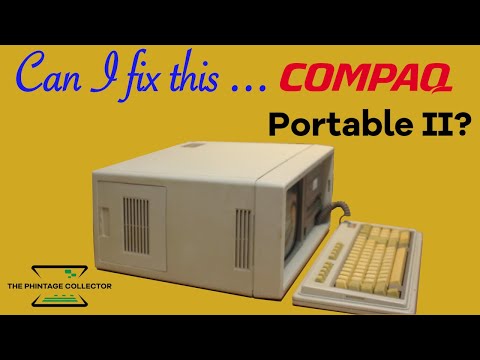 Reviving a COMPAQ Portable II