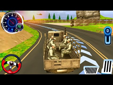 [لعبة شاحنات الجيش] US Army Truck Driving Simulator | Military Truck Games
