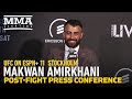 Makwan Amirkhani UFC Stockholm Post-Fight Press Conference - MMA Fighting