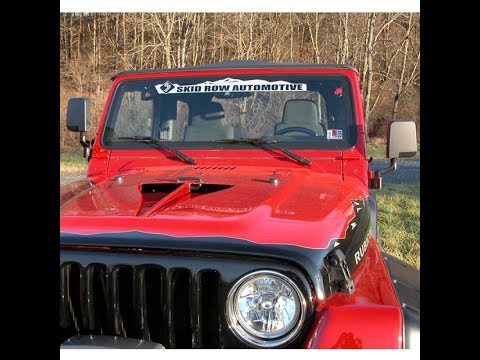 Skid-Row Mirror Relocation Brackets for Jeep Wrangler TJ: Install and Review