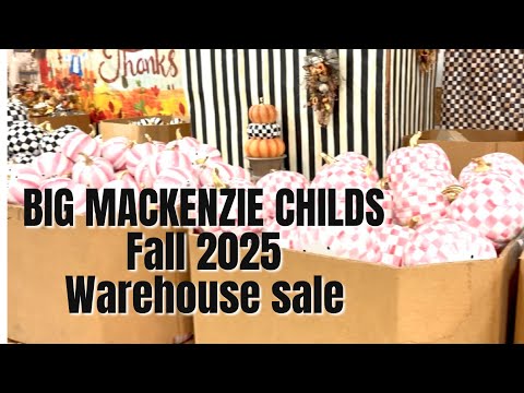 Mackenzie-Childs  FALL 2025 WAREHOUSE SALE /Shop with me/home Decor
