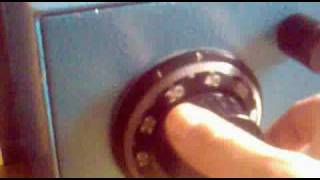 Opening a 3 wheel safe combination lock