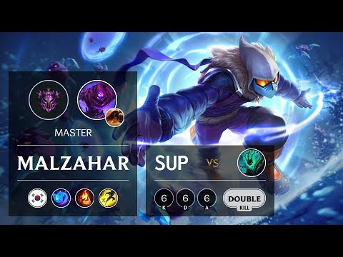 Malzahar Support vs Thresh - KR Master Patch 9.6