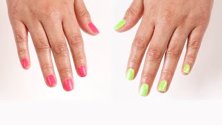  Trending Now: How To Get the Perfect Neon Summer Mani