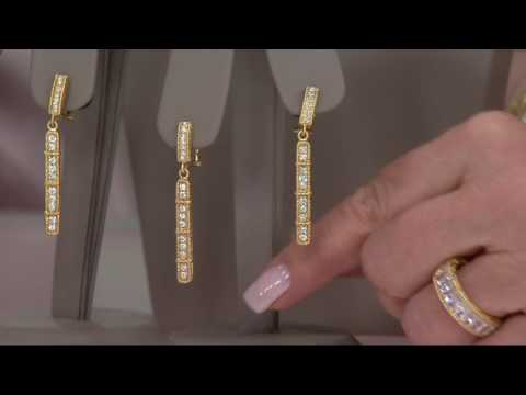 Halskette, Ring oder Ohrringe aus Sterlingsilber oder 14 Karat plattiert von Judith Ripka auf QVC