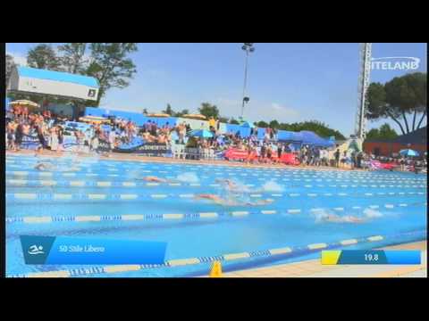 Serie 12 dei 50 Stile Libero  Assoluti Femmine Master - 14 Memorial Andrea Bettiol