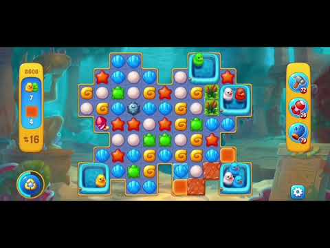 Fishdom 8608 Hard Level - NO 💣🧨💥